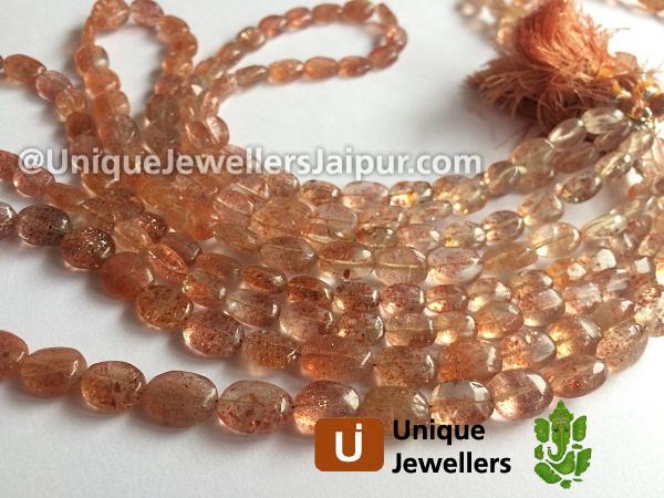 Sunstone Far Smooth Nugget Beads